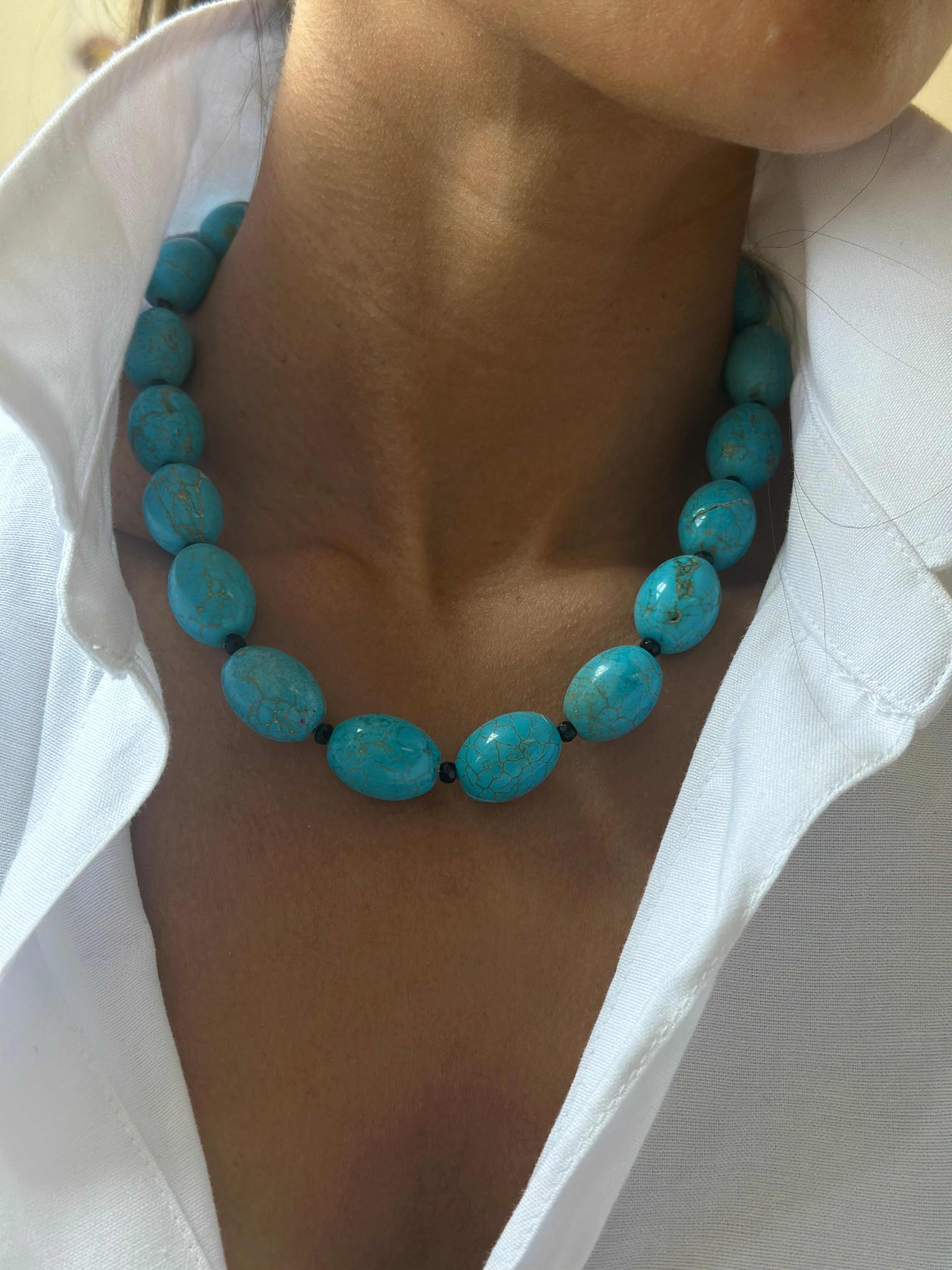 Summer Colored Gemstone Beaded Necklaces