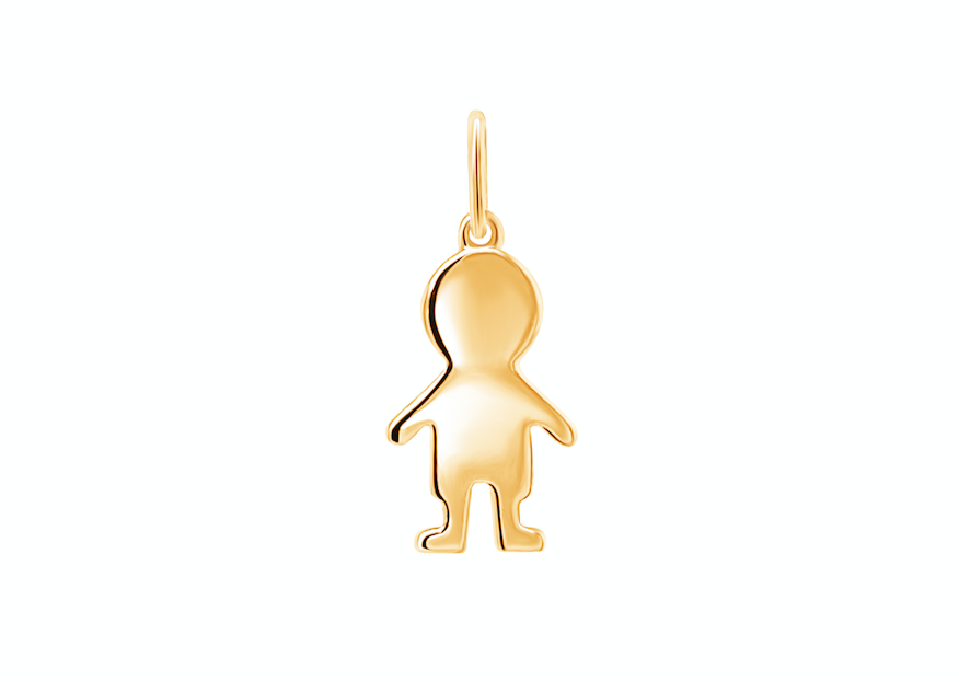 Pendant 14k Gold Small Boy