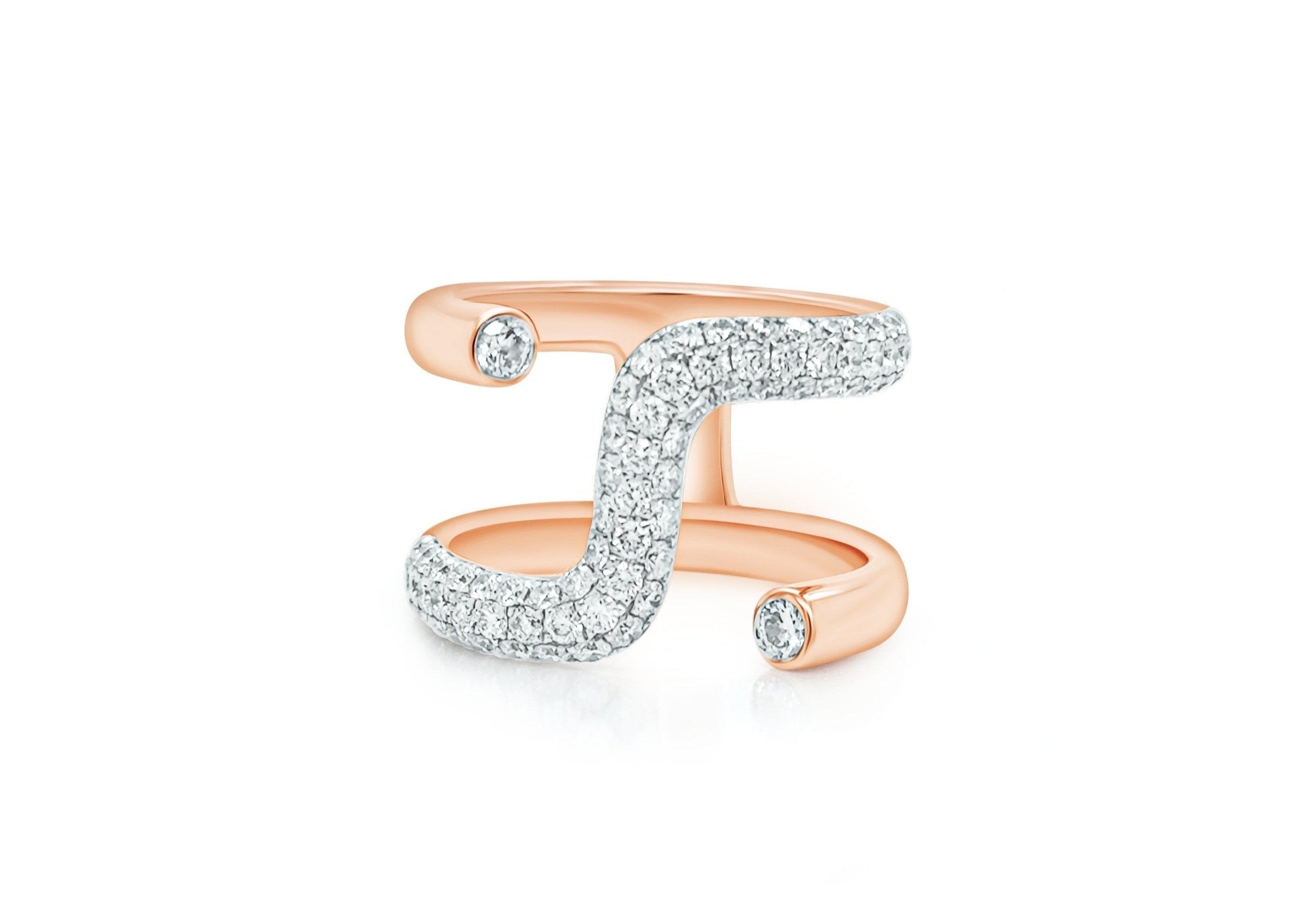 Ring Exotic Rose Gold &amp; Diamonds