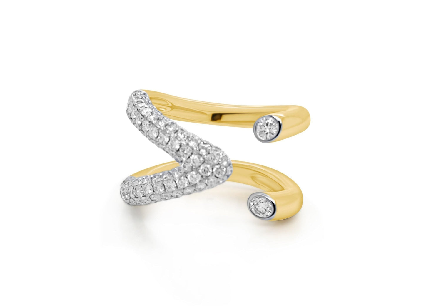 Ring Exotic Yellow Gold &amp; Diamonds