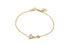 Bracelet 14kt Gold Chain Love & Diamonds - Diamond Tales Fine Jewelry