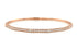 Bracelet 14kt Rose Gold & Diamonds Rigid Tennis - Diamond Tales Fine Jewelry