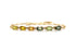 Bracelet 18kt Gold Oval Insignia Gemstones & Paperclip - Diamond Tales Fine Jewelry