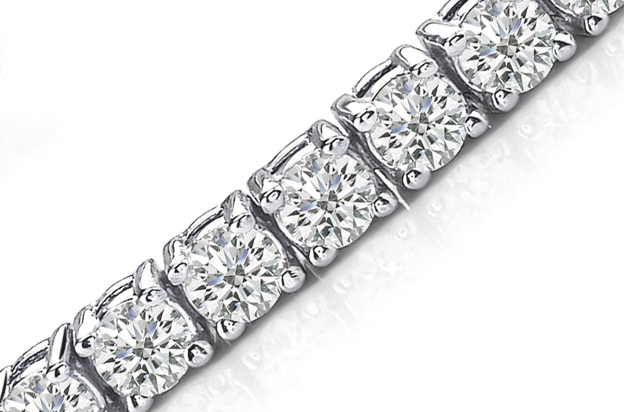 Bracelet 18kt White Gold Tennis with 59 Diamonds - Diamond Tales Fine Jewelry