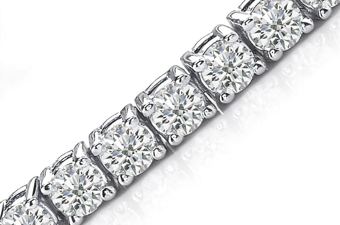 Bracelet 18kt White Gold Tennis with 68 Diamonds - Diamond Tales Fine Jewelry