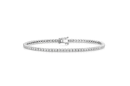 Bracelet Perpetual Tennis 18kt White Gold &amp; 88 Diamonds - Diamond Tales Fine Jewelry