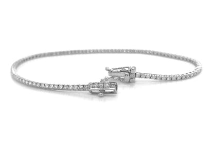 Bracelet Tennis 14kt White Gold &amp; 90 Diamonds - Diamond Tales Fine Jewelry