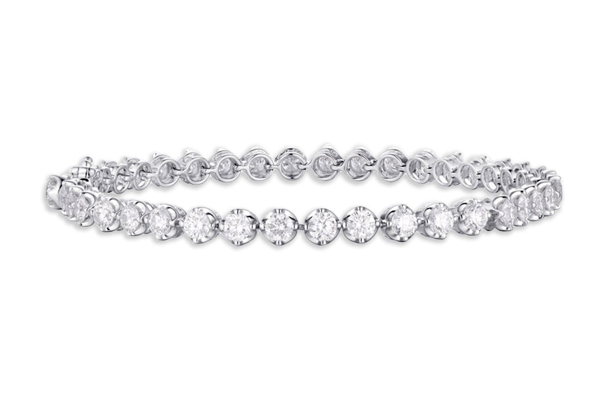 Bracelet Tennis 18kt White Gold &amp; 40 Diamonds - Diamond Tales Fine Jewelry