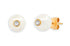 Earrings 14kt Gold South Sea Pearls & Center Diamonds Studs - Diamond Tales Fine Jewelry