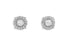 Earrings 18kt Gold Full Halo & Round Diamonds - Diamond Tales Fine Jewelry