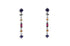 Earrings 18kt Gold Gemstone Drops & Diamonds - Diamond Tales Fine Jewelry