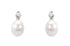 Earrings 18kt Gold Oval Pearls & Diamonds - Diamond Tales Fine Jewelry