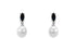 Earrings 18kt Gold Pearls & Marquise Sapphires - Diamond Tales Fine Jewelry