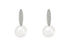 Earrings 18kt Gold Sea Pearls & Diamonds Huggies - Diamond Tales Fine Jewelry