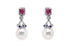 Earrings 18kt Gold South Sea Pears Sapphires & Diamonds - Diamond Tales Fine Jewelry