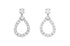 Earrings 18kt Gold Teardrop with Diamonds - Diamond Tales Fine Jewelry