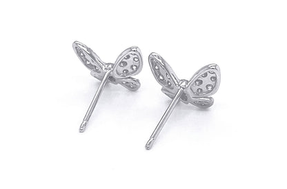 Earrings Butterfly 18kt Gold &amp; Diamonds - Diamond Tales Fine Jewelry