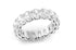 Eternity Ring 4.42 cts Oval Cut Diamonds & Platinum - Diamond Tales Fine Jewelry