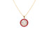 Medal Mother of Pearl Miraculous | Milagrosa 14kt Gold & Gemstones - Diamond Tales Fine Jewelry