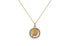 Medal Our Lady of Mount Carmen | Virgen del Carmen Gold & Aquamarine - Diamond Tales Fine Jewelry