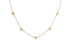 Necklace 14kt Gold & Solid Plain Stars - Diamond Tales Fine Jewelry