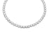 Necklace 18kt Gold Tennis Round Diamonds 13.30cts - Diamond Tales Fine Jewelry