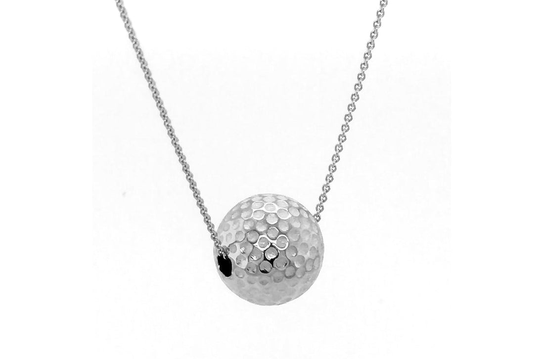 Necklace Golf Ball 14kt Gold - Diamond Tales Fine Jewelry