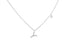 Necklace Initial Letter Y White Gold with Diamond - Diamond Tales Fine Jewelry