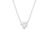 Necklace Platinum Heart Shape Diamond - Diamond Tales Fine Jewelry