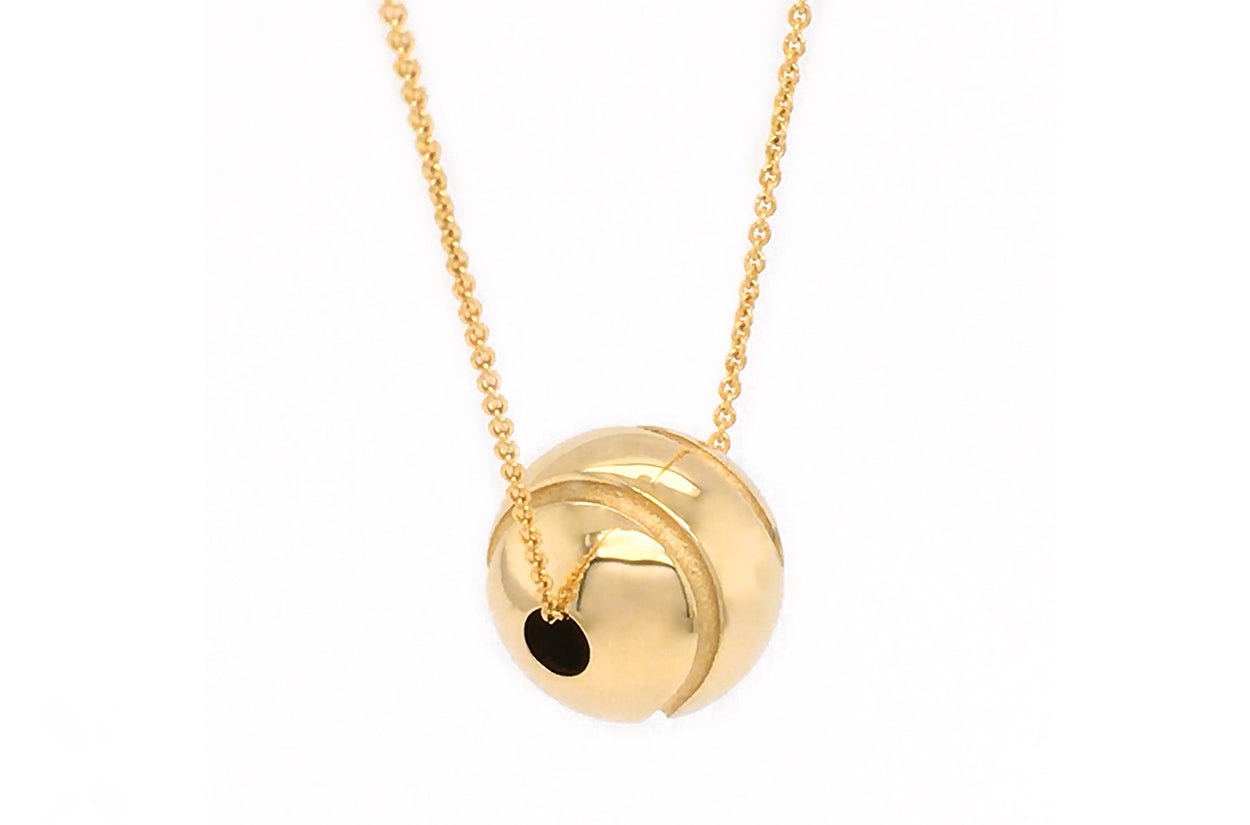 Necklace Tennis Ball 14kt Gold - Diamond Tales Fine Jewelry