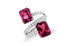 Ring 18kt Gold Purple Garnet & Pave Diamonds - Diamond Tales Fine Jewelry